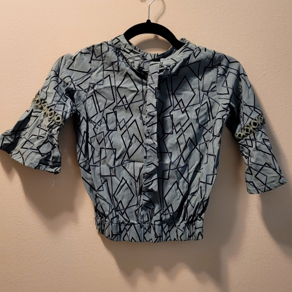 Printed crop top
